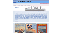 Desktop Screenshot of isthmianlines.com